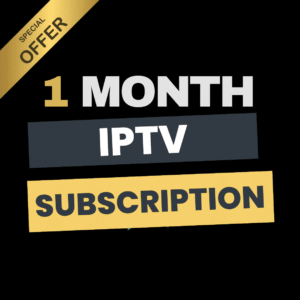 1 Month Subscription IPTV (2 Devices)